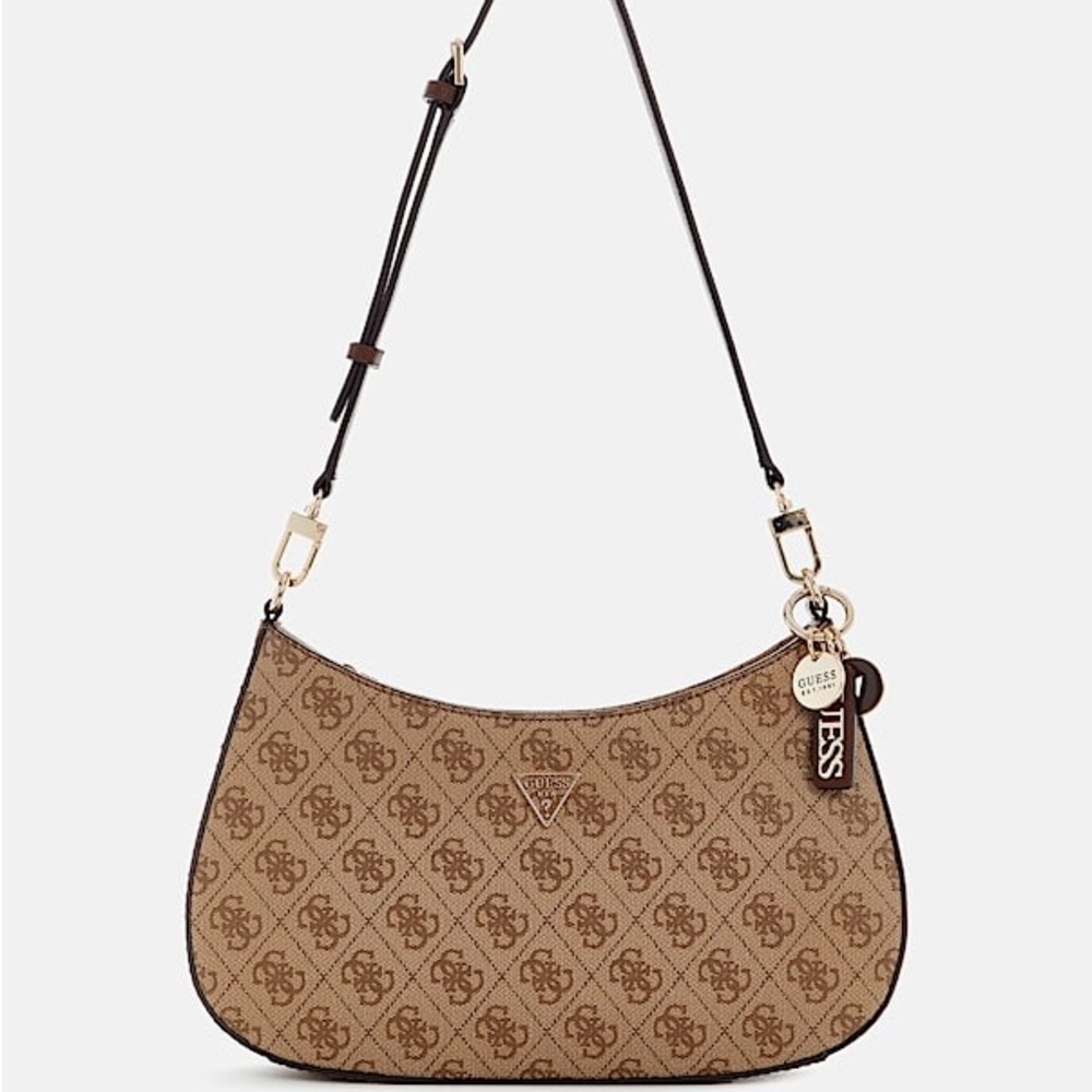 GUESS Logo Noelle Shoulder Bag (charms not included)